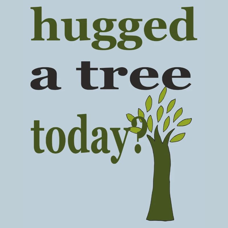 hugged a tree