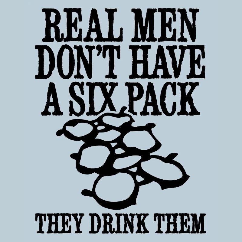 Lustige bier echte Männer Sixpack Bierbauch Vater