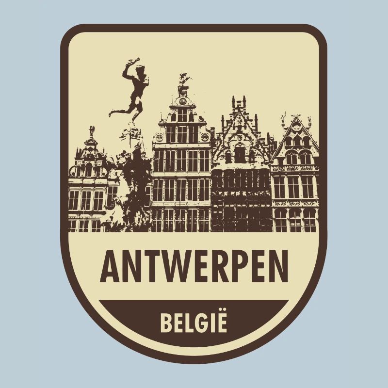 Antwerpen Stadtbild Schild