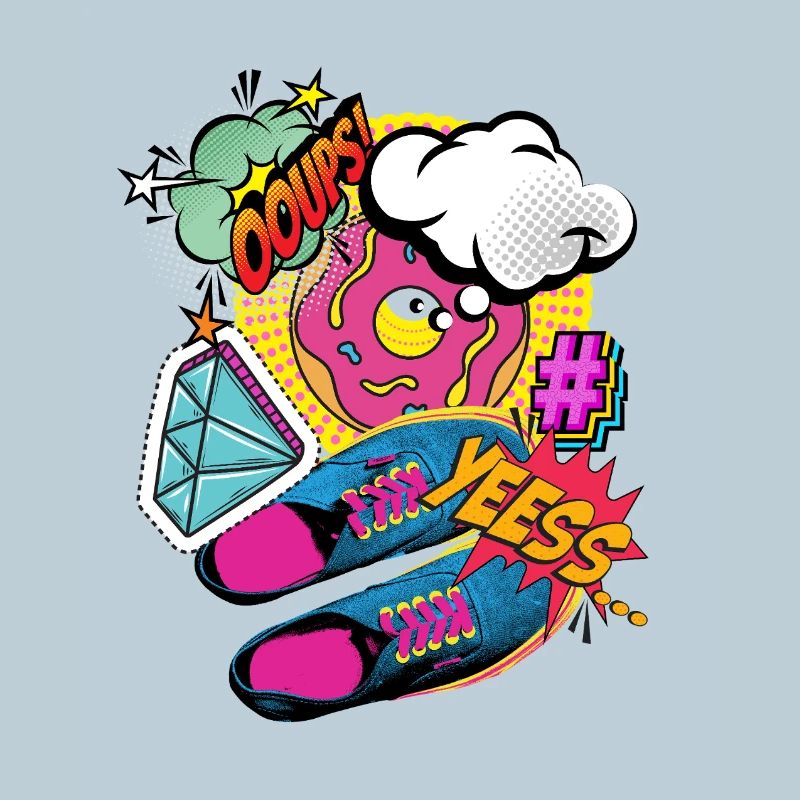 JAWOHL! - Bunte Pop-Art- und Comic-Explosion