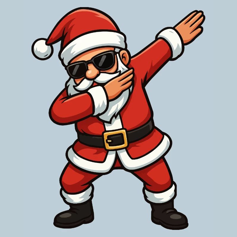 Weihnachtsmann Dab-Style