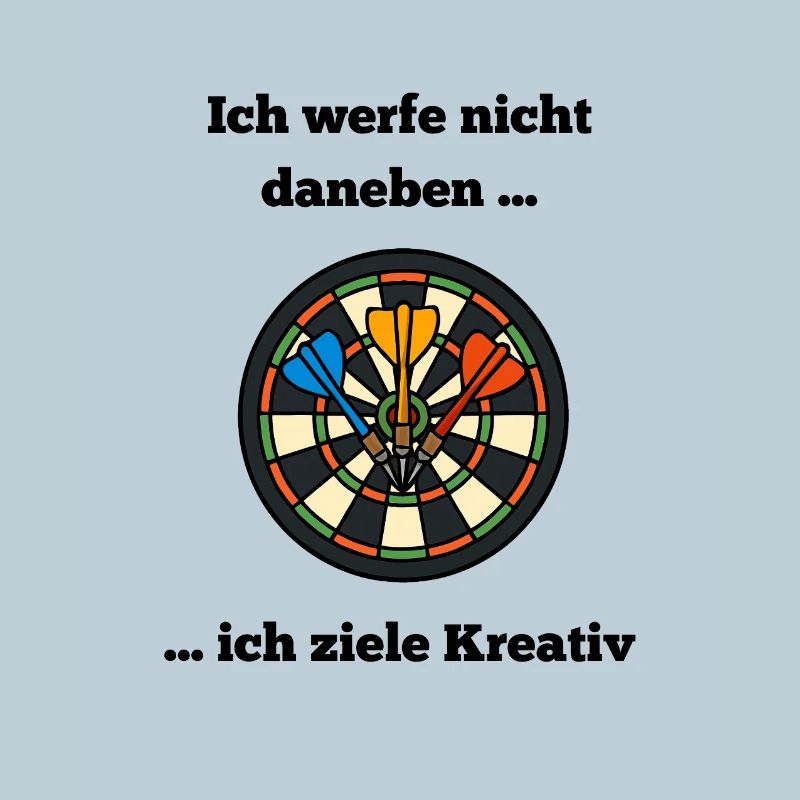 Dartboard Color Wheel with Darts