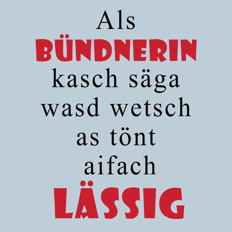 Graubünden casual saying