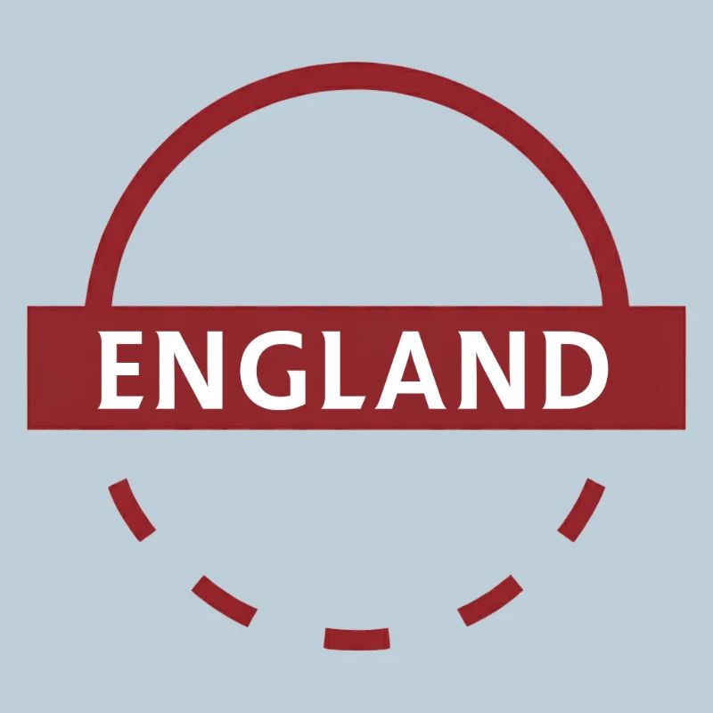 Rundes Abzeichen mit englischem Emblem