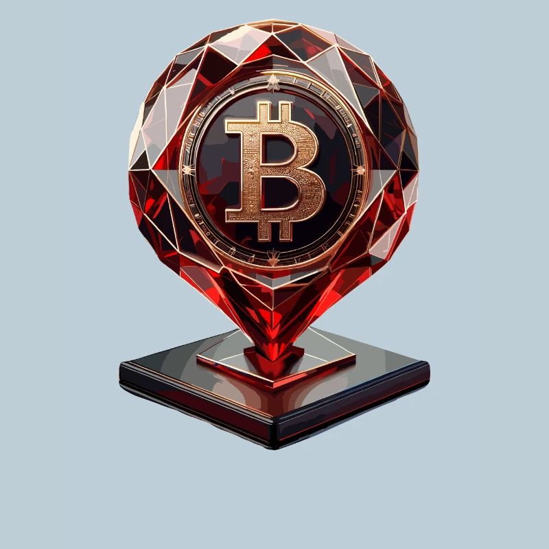 Bitcoin Kristall Design