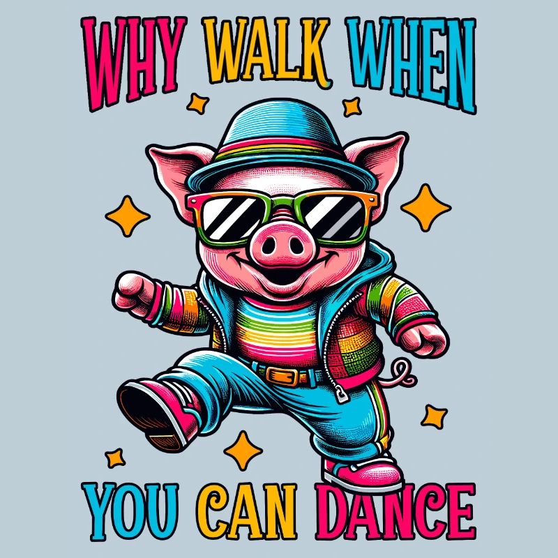 Drôle de danse cochon