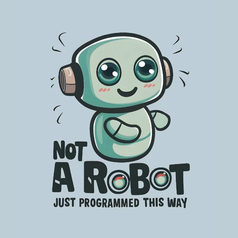 Not a Robot, Just Programmed This Way