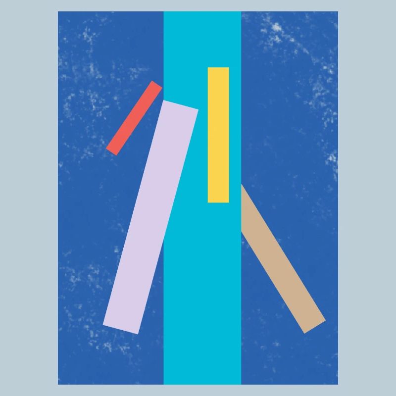 Abstract color and line pattern