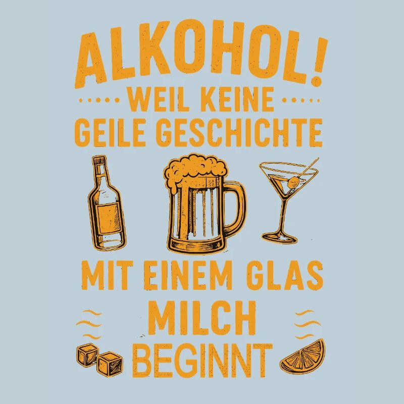 Humorous drinking design with alcohol theme
