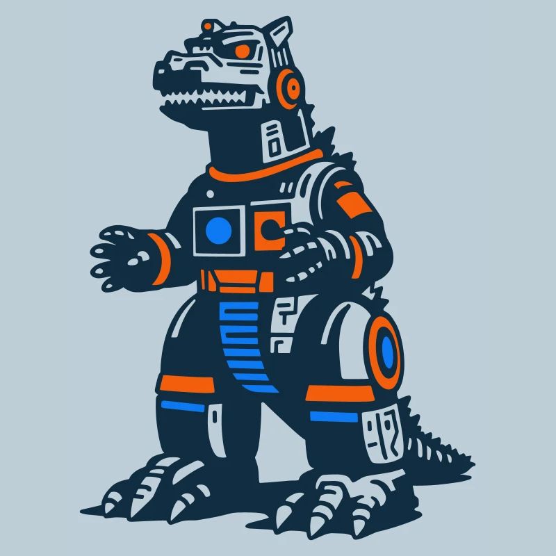 Futuristic Dinosaur Mecha