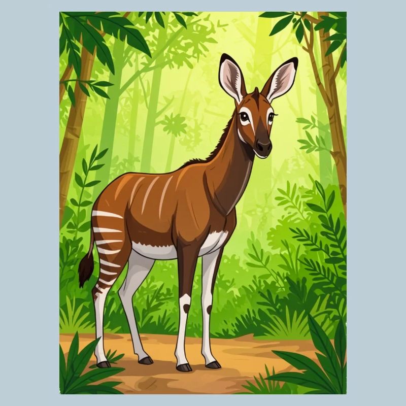 The mysterious rainforest creature with zebra 