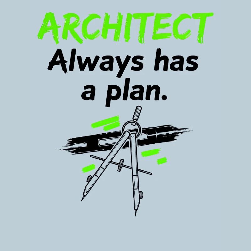 Architekt mit Plan
