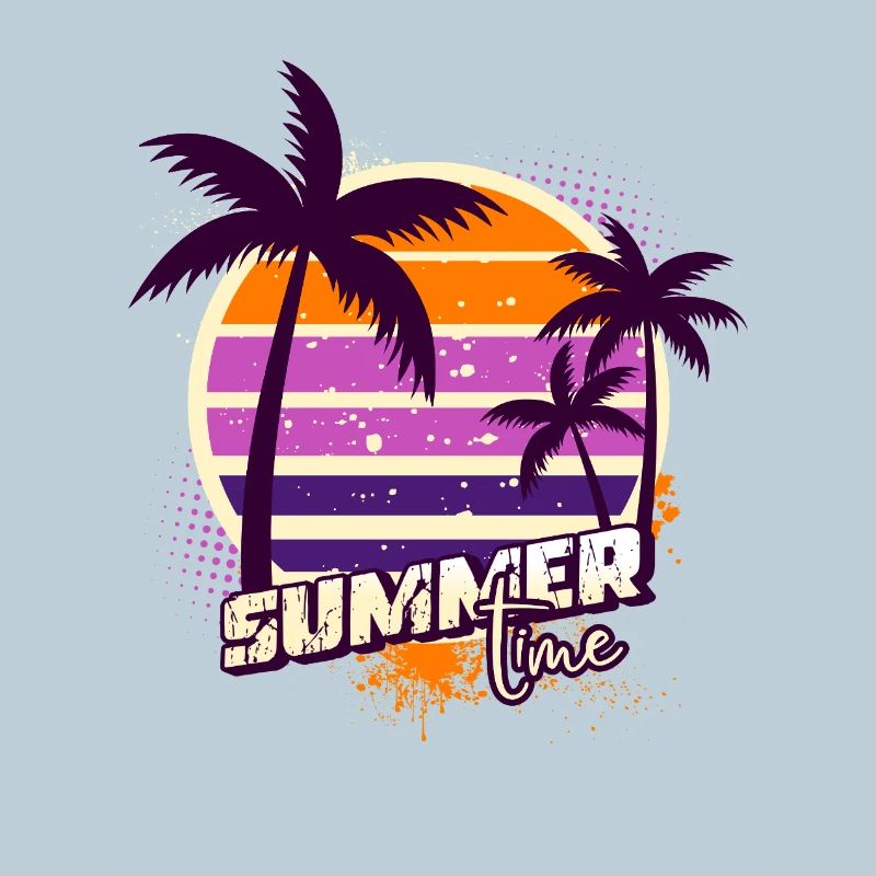 Sunset Palm Trees – Summer Time