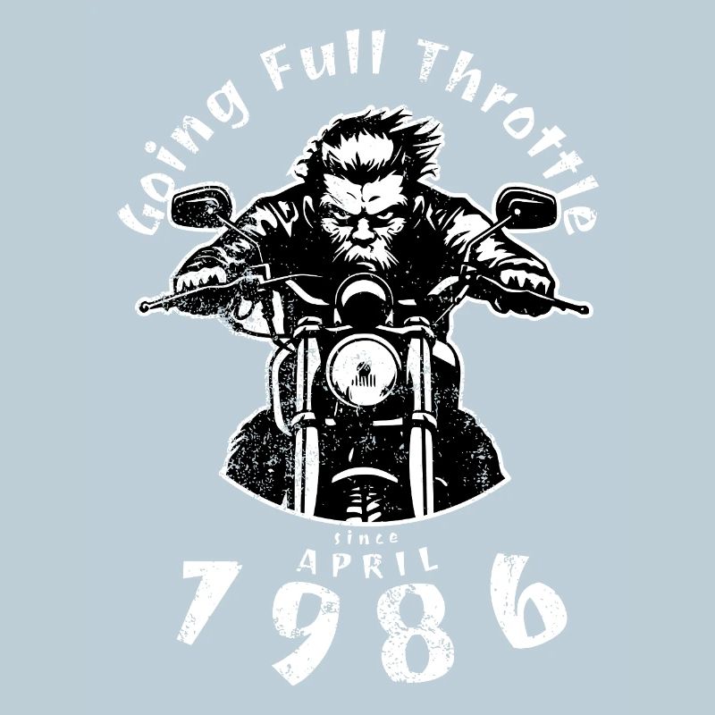 40. Geburtstag Going Full Throttle Since 04/1986