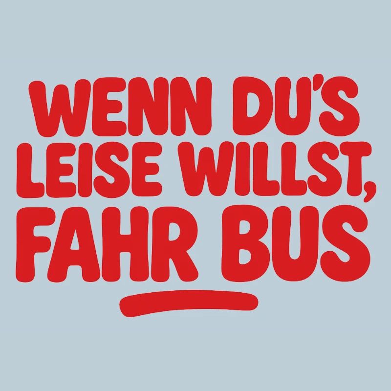 Si vous voulez que ce soit calme, prenez le bus