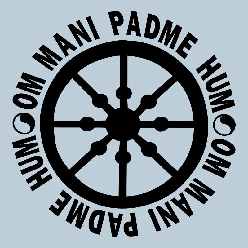 lebensrad mit mantra "om mani padme hum"