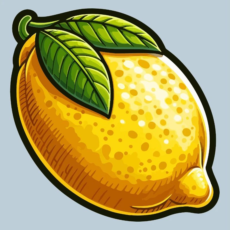 Lemon Natural Illustration