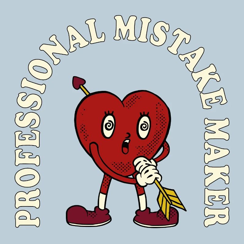 Professional Mistake Maker – Retro Comic Humor