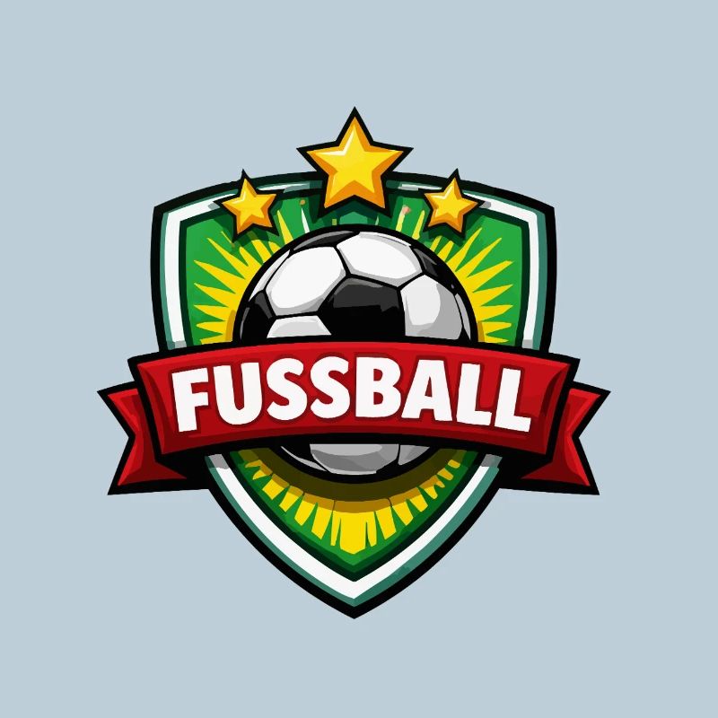 Fussball Shield mit Banner