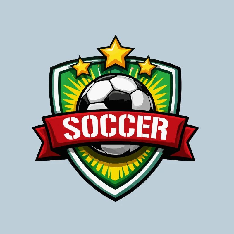 Fußball Shield mit Banner