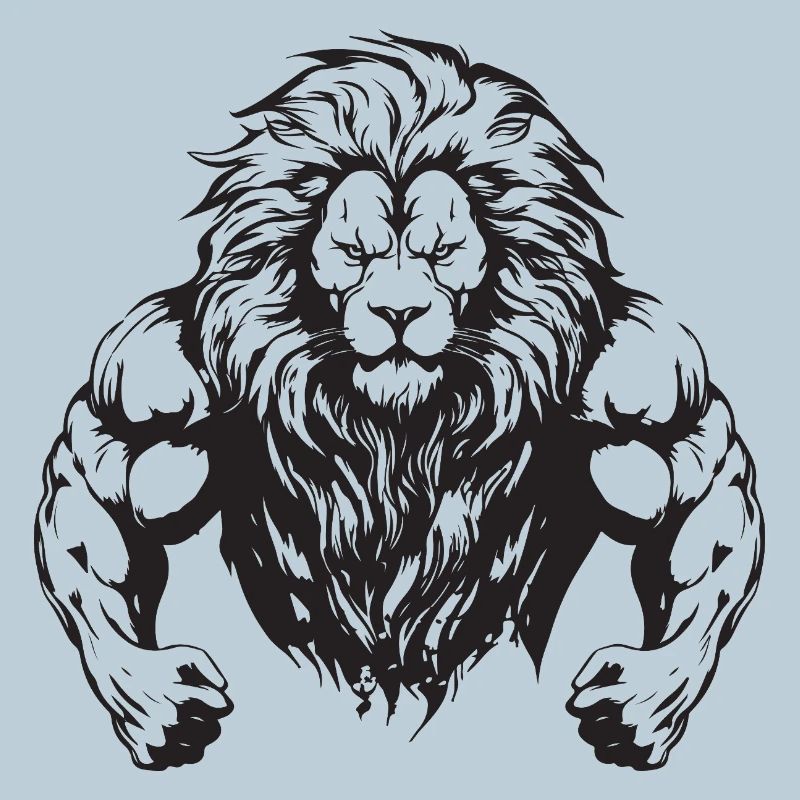 Muscles Lion