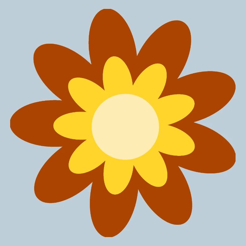70s Flower Pattern Hippie Gift