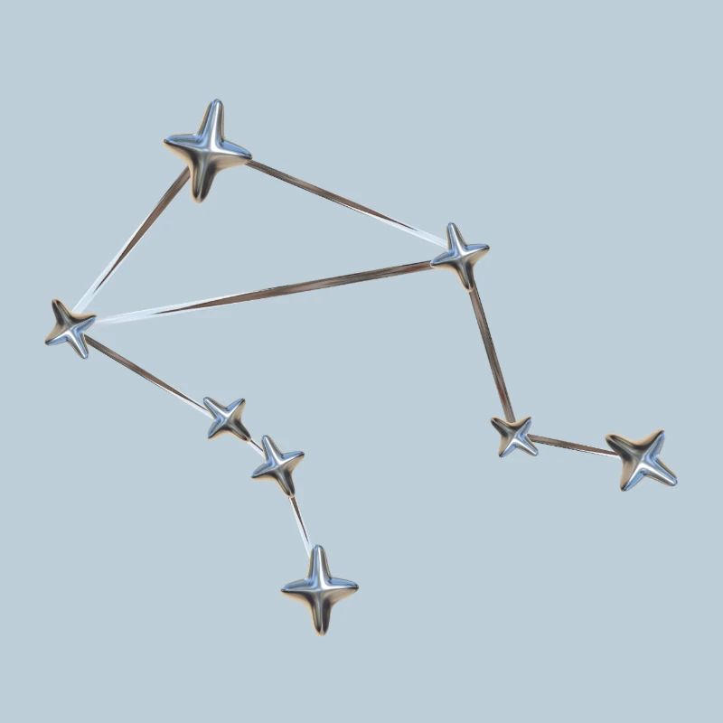Libra Sternbild – Metallic Zodiac