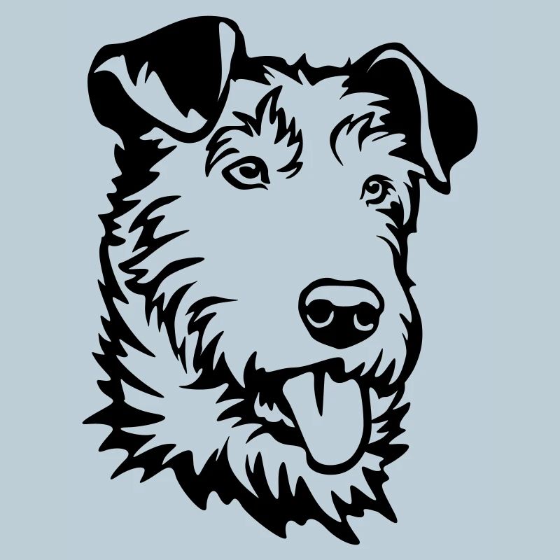 Irish Terrier Head