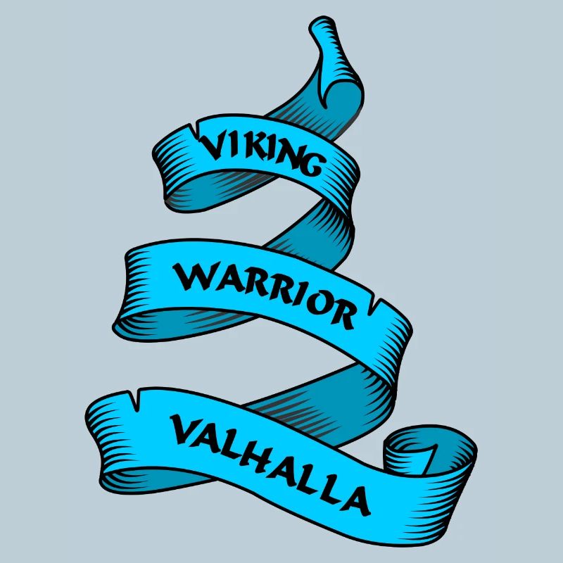 Wikinger Wimpel oder Banner blau
