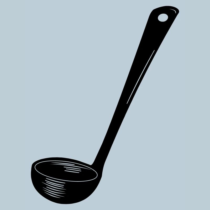 Cuillère à soupe transparente