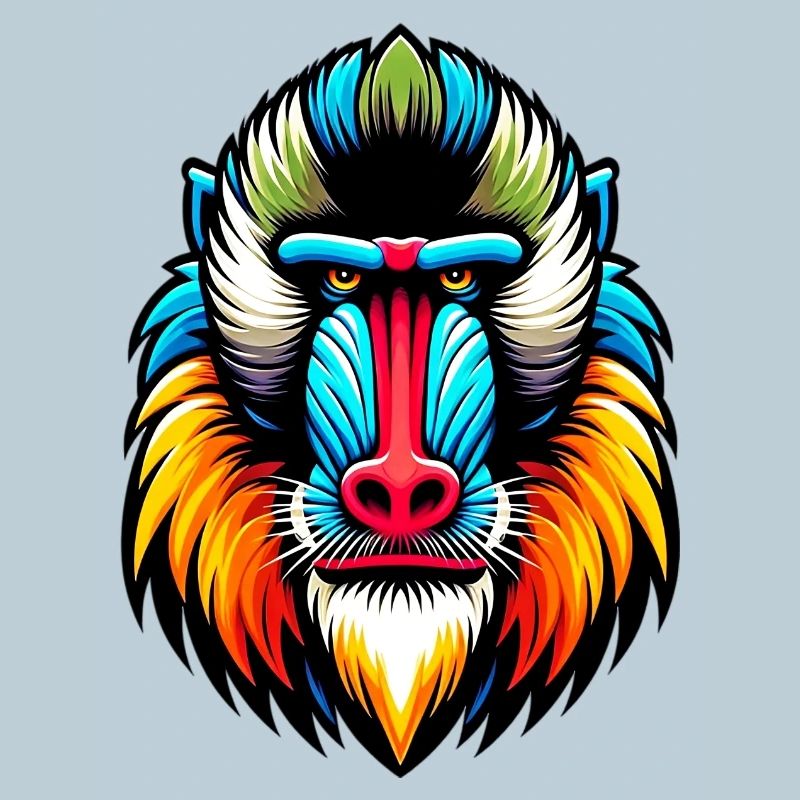 Mandrill monkey