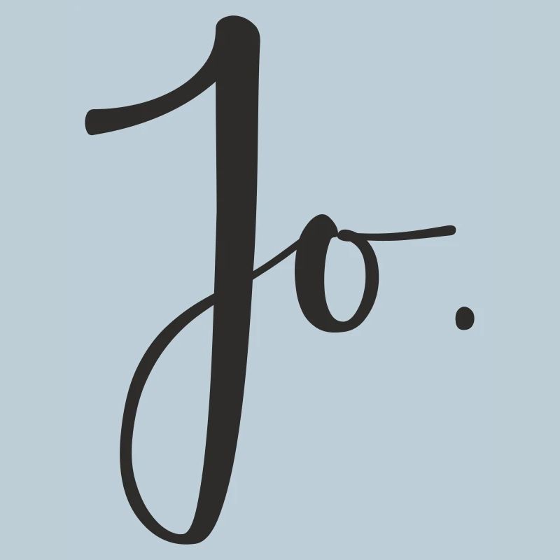 Jo – Conception de texte de lettrage manuel