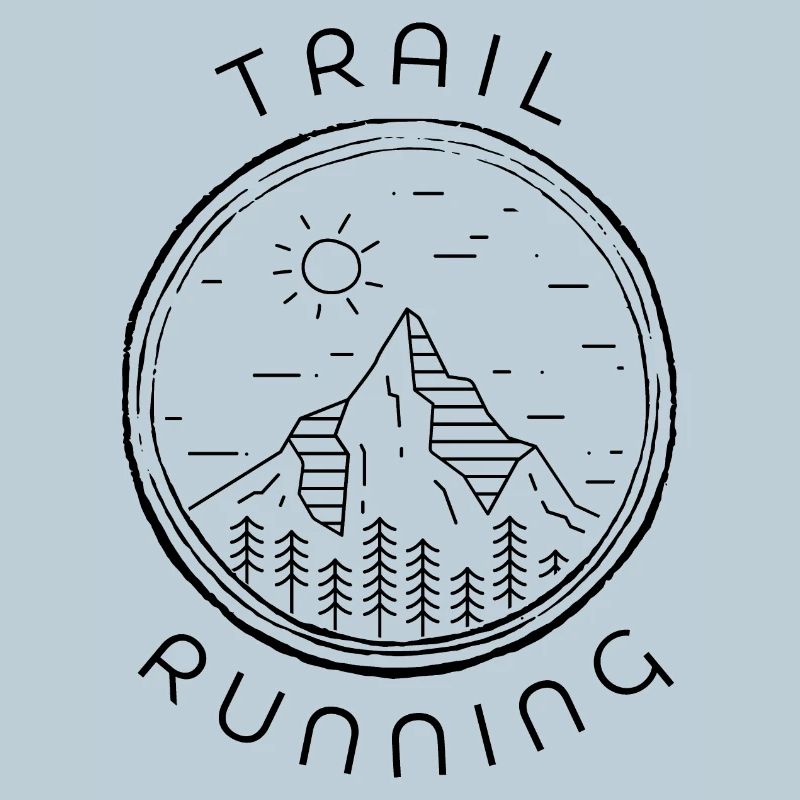 Trail Running Mountains Forest Sun