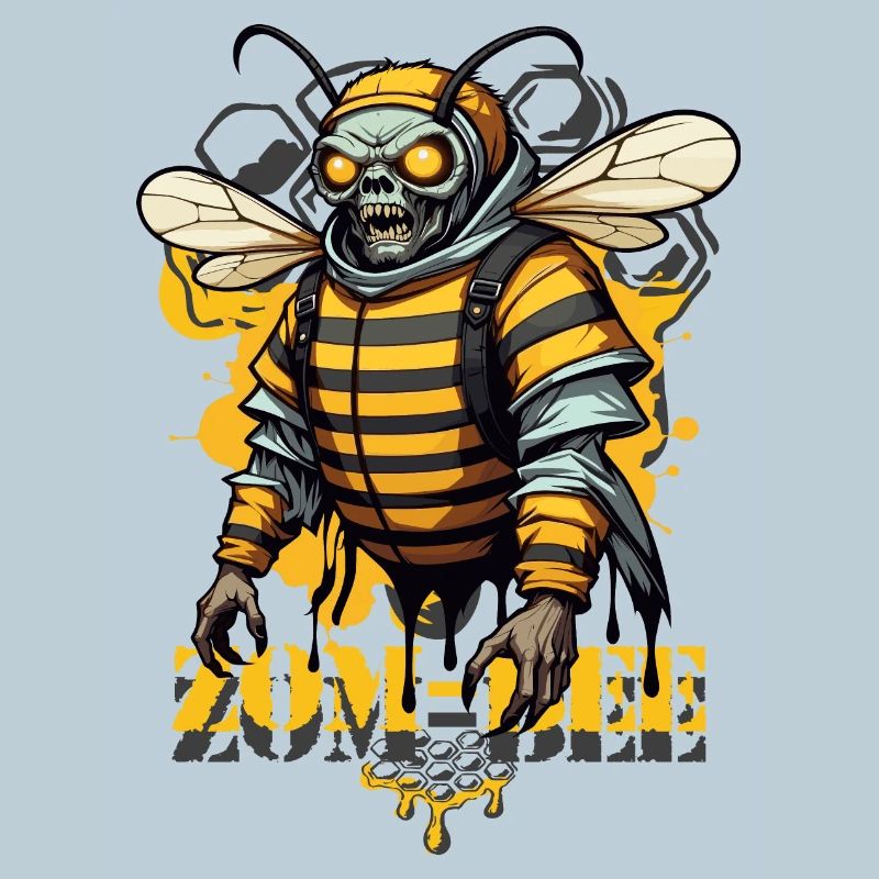Coole Zombie Biene