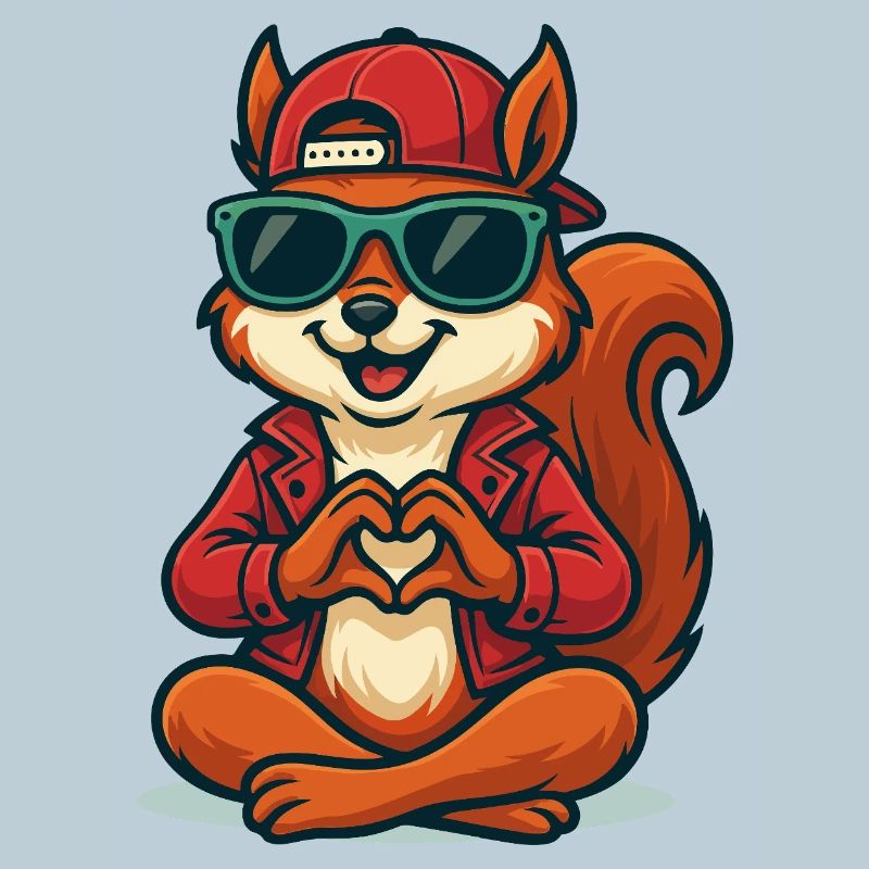 Ondes d’amour d’écureuil