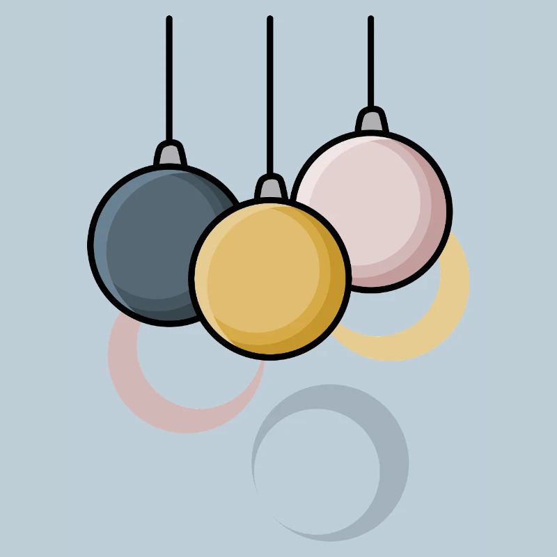 Boules de Noël modernes