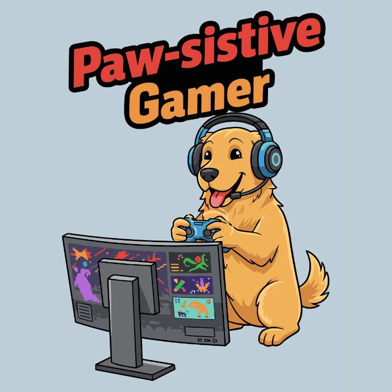 PawSitive Gamer Dog Game