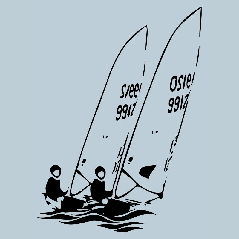 ILCA Dériveurs laser à voile dans la régate