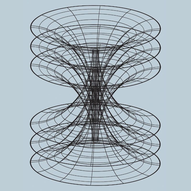 Warped Grid Sanduhr