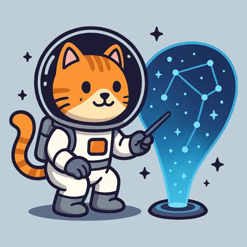 Space Cat Constellation – Kawaii