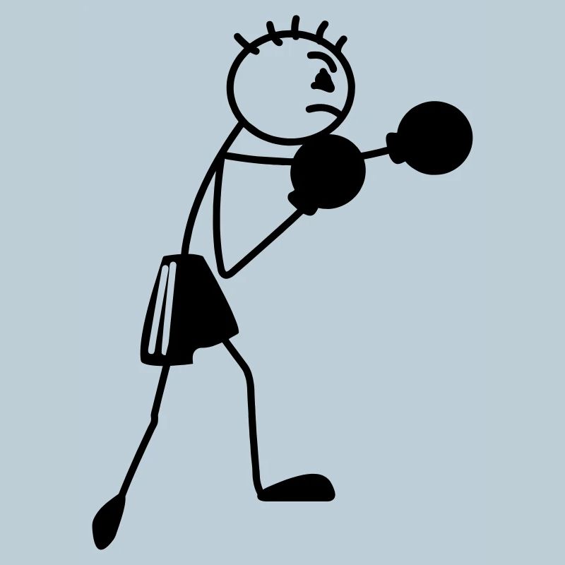 Boxfigur Strichmännchen