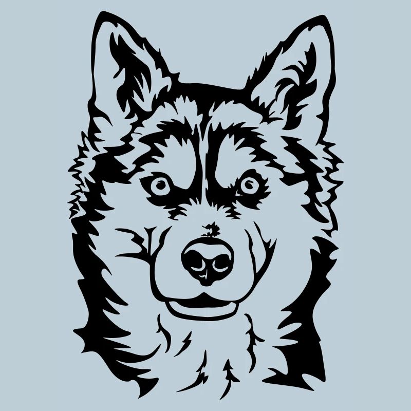 Husky Head