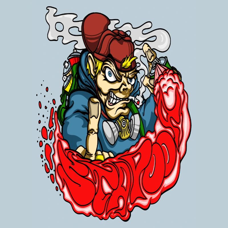 Stapooa III Hip Hop Graffiti Street Art Tees