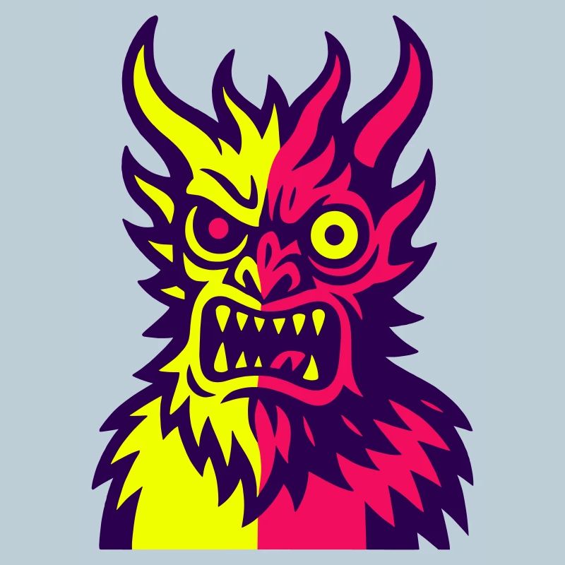 Pop Art Devil's Monster