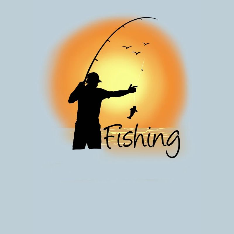 Abendfischen am See