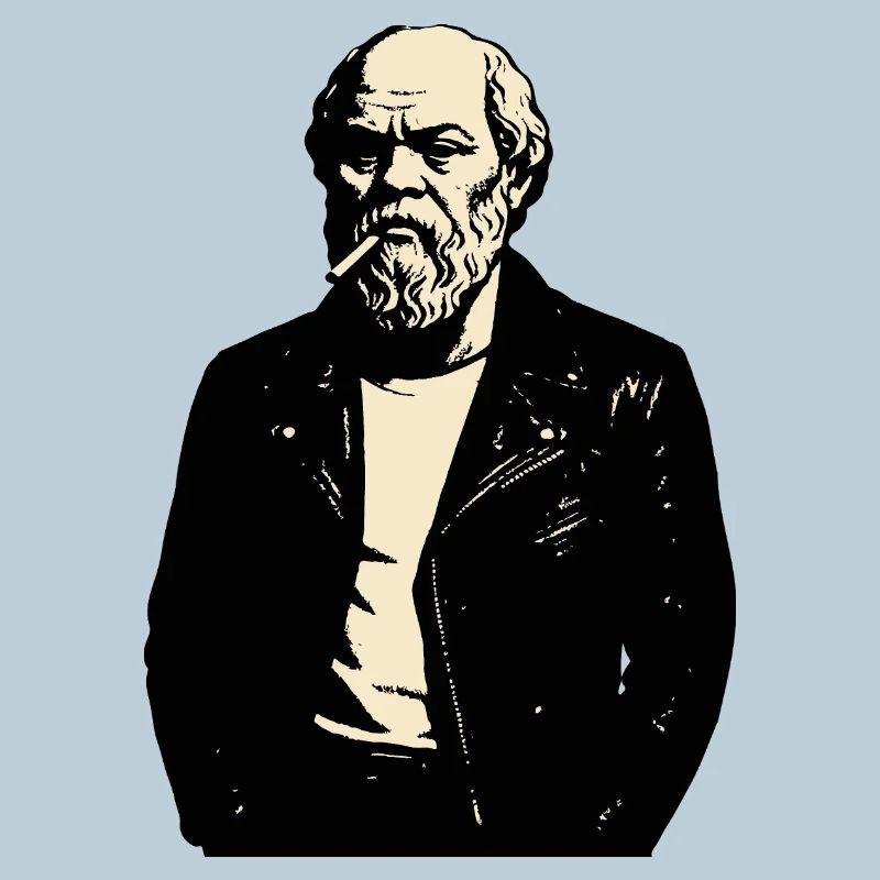 Socrates as rebellious punk rocker