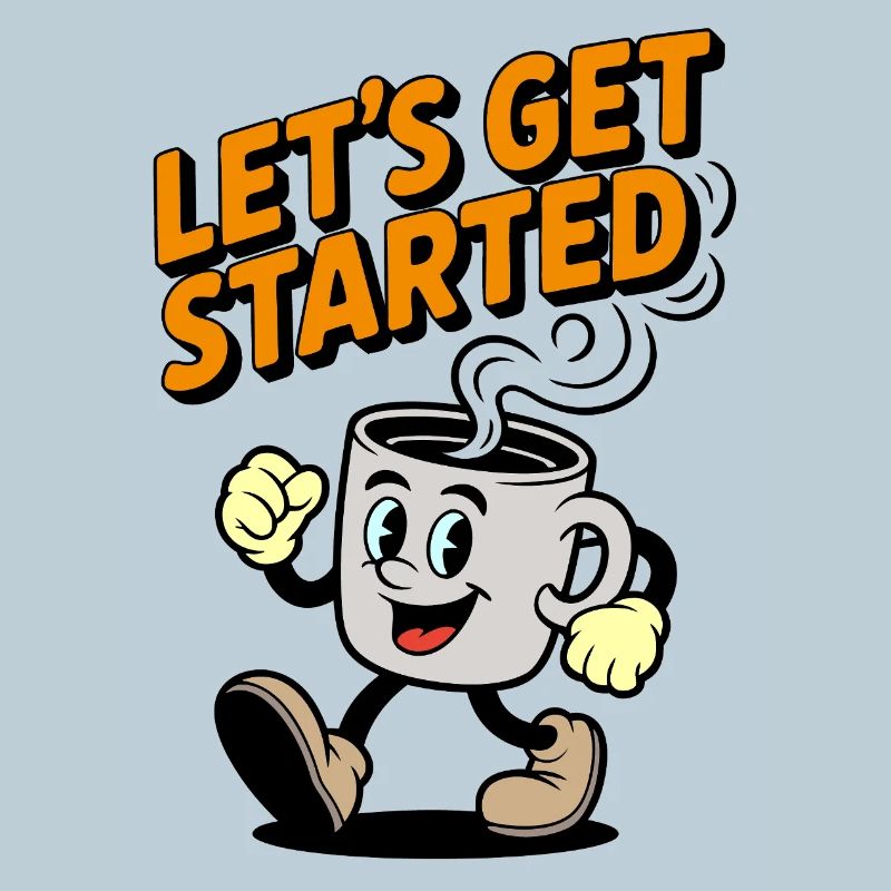 Coffee Ready to go motivational design