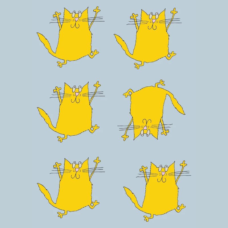 Happy Yellow Cats Dance