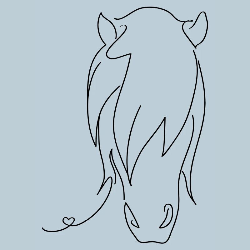 Pferd Silhouette