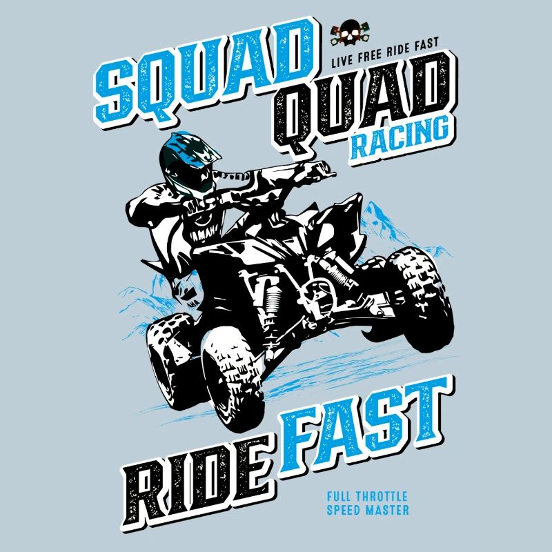 Vitesse de course en quad
